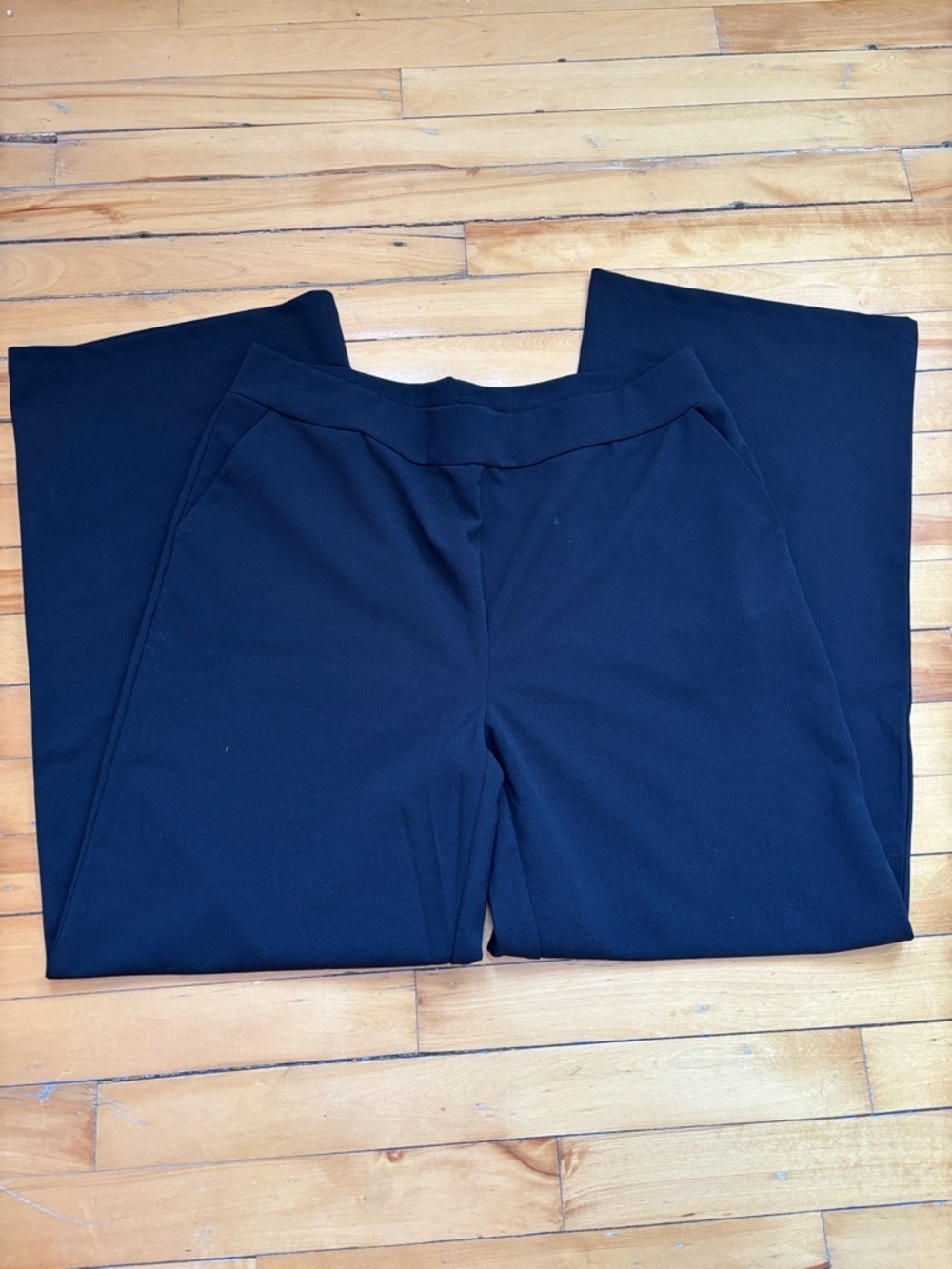 🎉4/30$🎉 Guilty Stretchy Black Wide-Leg Pull-On Trousers - Women
